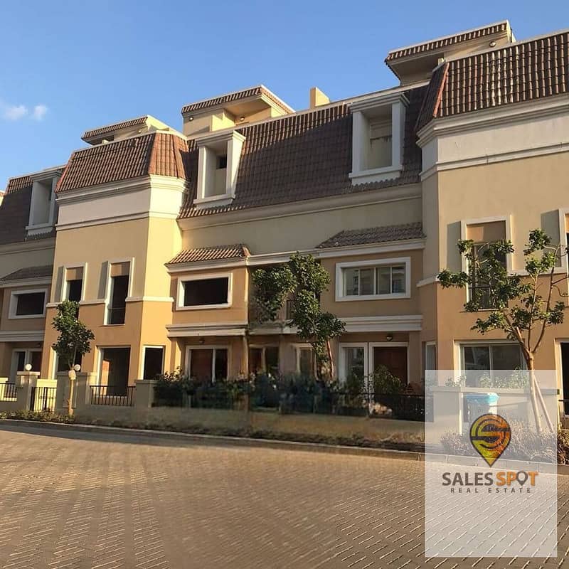 With a 42% discount, a 212 sqm villa with a private garden for sale in The Butterfly Compound in Mostakbal City, near Madinaty 1