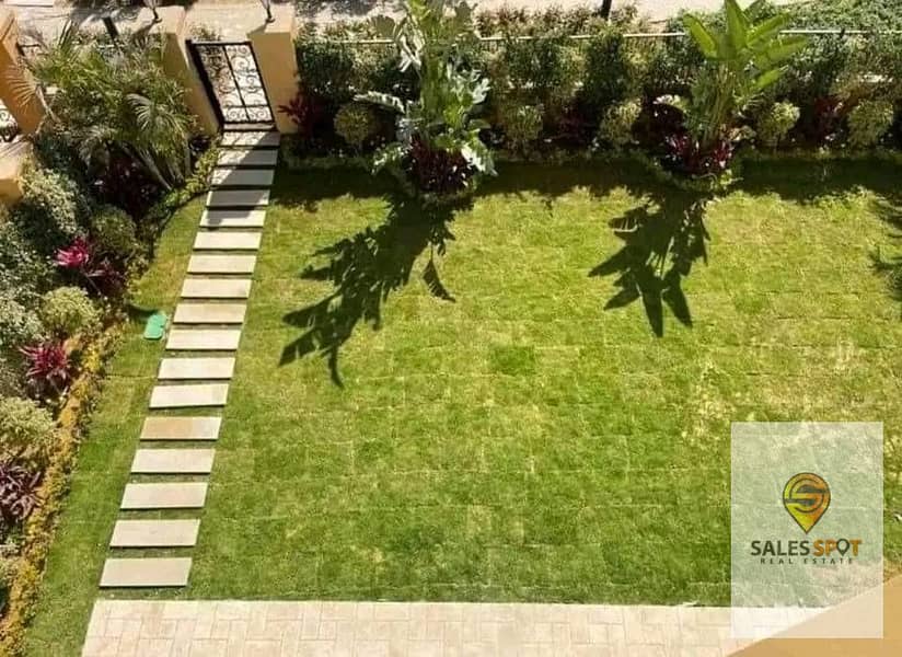 With a 42% discount, a 212 sqm villa with a private garden for sale in The Butterfly Compound in Mostakbal City, near Madinaty 9