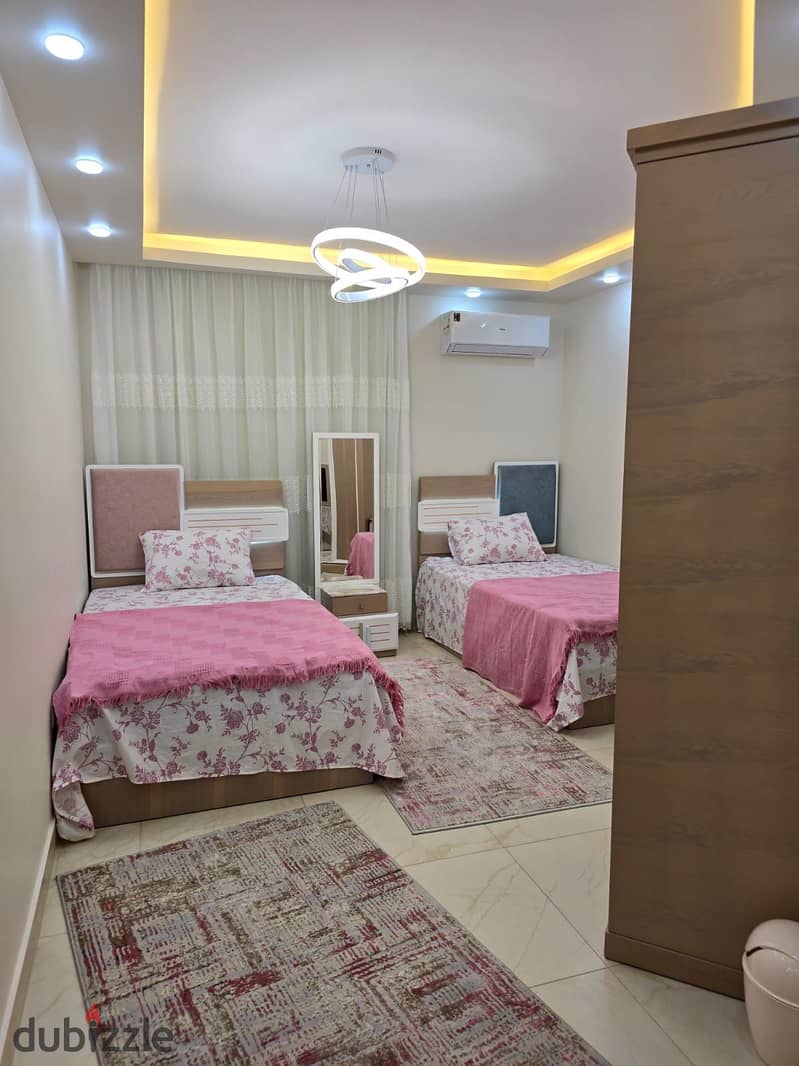 Furnished apartment for rent in Nasr City, Sayed Sabry Street, off Makram Ebeid 27