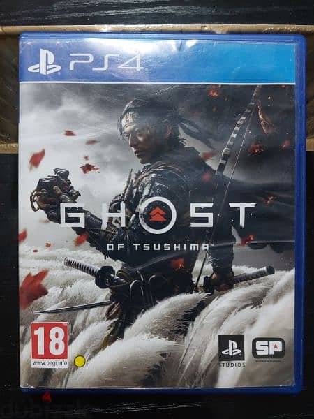 لعبة ghost of tsushima cd بحاله ممتازه 0