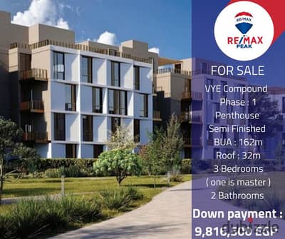 VYE Compound  Sodic Developments  Penthouse   For Sale   162m                                                      .