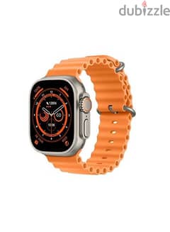 Smart  watch T900 ultra 2 orange and black