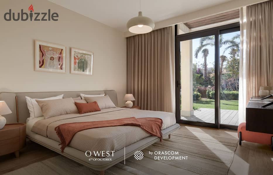 Apartment for sale in O west - Direct on Wahat Road -- Ready to move - Instalments over 7 years 14