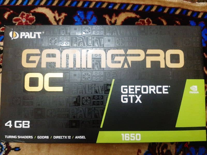 PALIT GEORGE GTX 1650 4GB DDR6 3