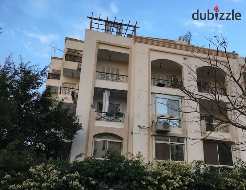 apartment with garden for sale ready to move compound in elsheikh zayed 3