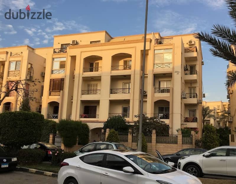 apartment with garden for sale ready to move compound in elsheikh zayed 4