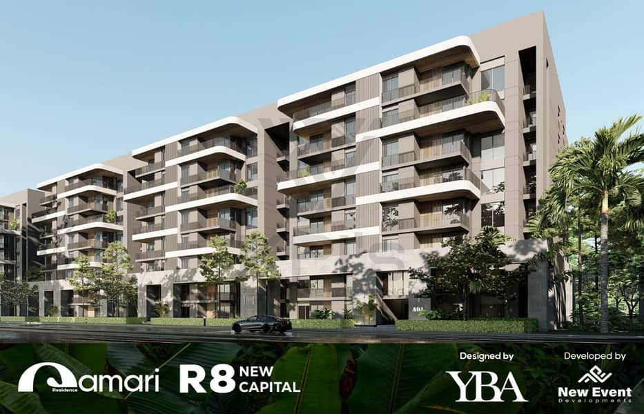 Apartment 151m with 10% down payment | Cairo / New Capital City / Qamari 7