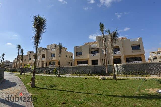 Twin house for sale 252 m Green 4 in front of Palm Hills 6th of October 1