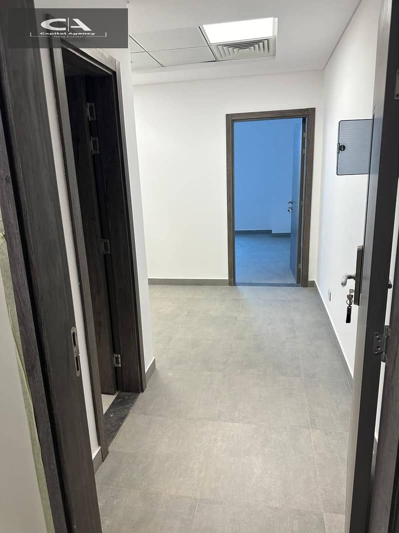 clinic 50m fully finished with Ac's for rent in Eterna - Mivida health care - New Cairo 3