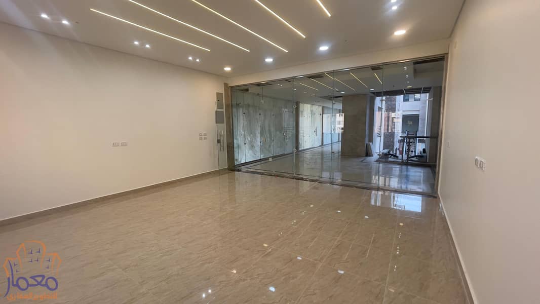 shop for rent 51m first floor  next to rehab city in el koronfel new cairo 8