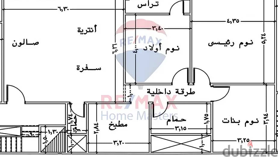 شقة للبيع في المنصورة فاصل حي الجامعة 0