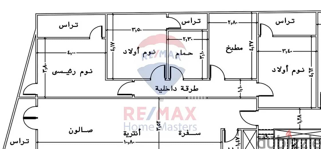 شقة للبيع في المنصورة فاصل حي الجامعة 1