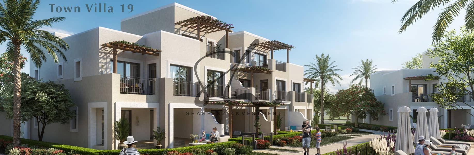 !!Stunning Fully Finished Townhouse in MARASSI North Coast Riva Views with a Very Prime Location Direct on the Pool Under Market Price. Check it NOW 0