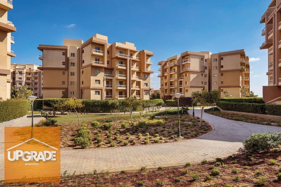 apartment on landscape 160m with a 5% down payment up to 8 years for a limited period in Ashgar City October Compound near Mall of Egypt 2