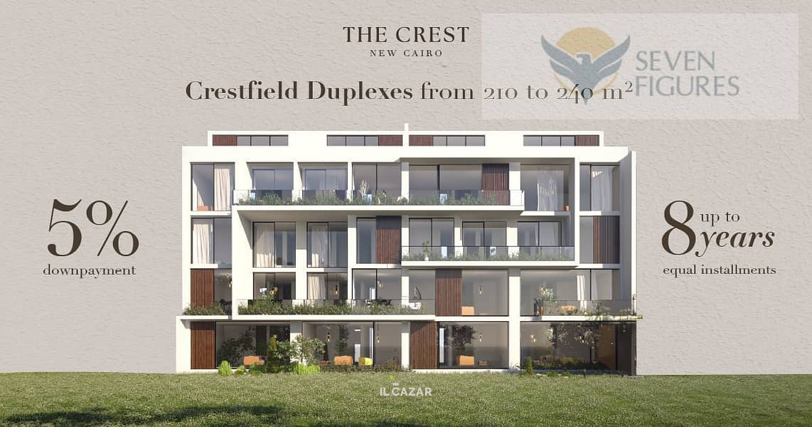 For Sale apartment at The Crest Fully finished 165m 4