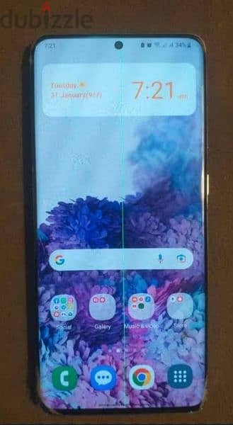 Samsung s20 plus شريحتين 1