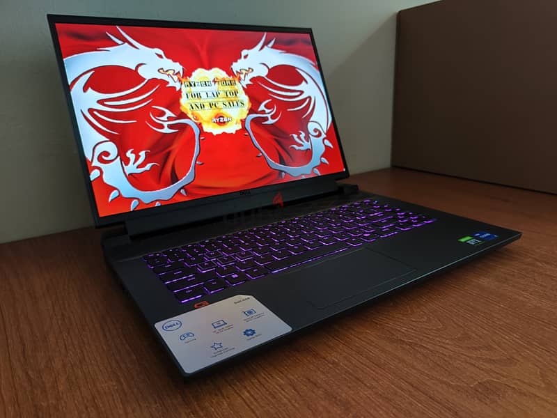 Dell G16 metal 2k 165hz RTX 3060 6gb i7 12700H gaming laptop 12 جيل 9