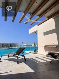 On the sea, a fully finished chalet in Jamila, North Coast, with a minimum down payment of 650,000 thousand 0