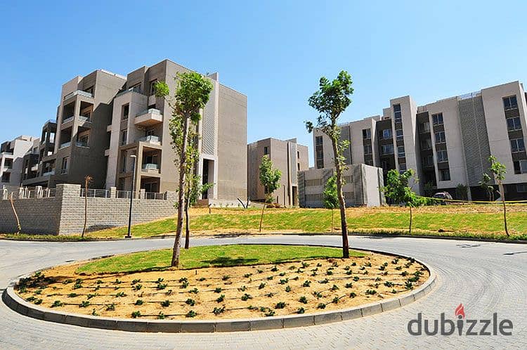 With a 5% down payment, a distinctive apartment for sale with a full view of the landscape in Palm Hills Compound, New Cairo 1