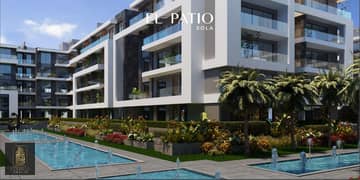 Apartment 150m with Garden without down payment next to Madinaty on Suez Road in Lavista Patio Sola Compound