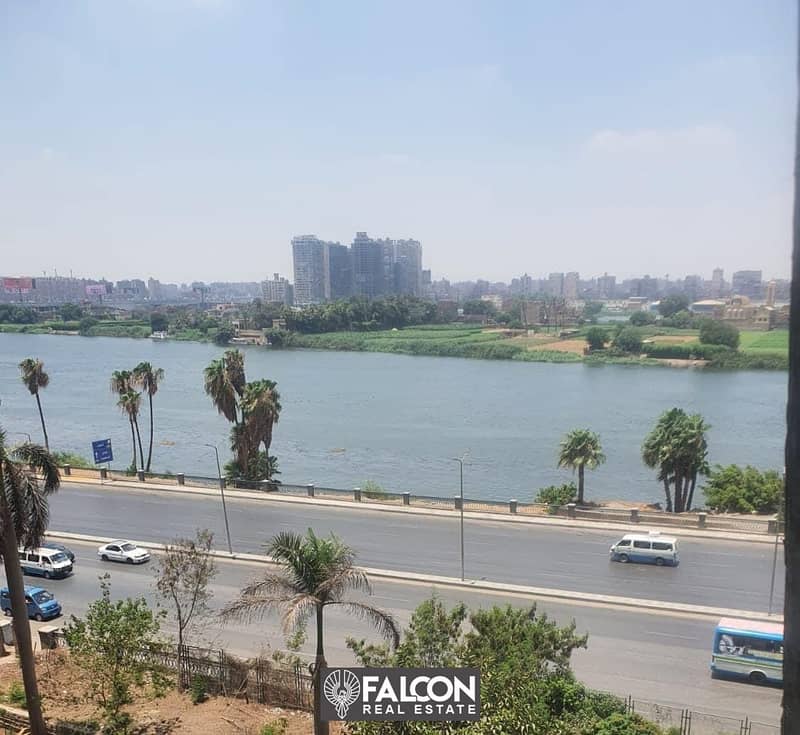 Hotel studio directly on the Nile, first row in Maadi, in installments 12