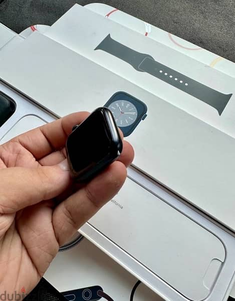 Apple Watch Series 8 (45mm) Midnight Excellent condition + Full BOX 6