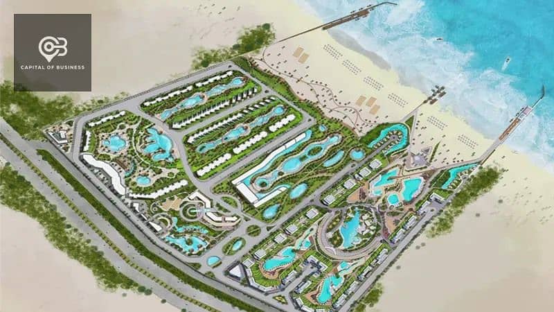 للبيع  شالية بفيو على البحر 150م متشطب بسعر ولوكيشن خيالي فـ Jamila North Coast الساحل الشمالي بجوار Silver Sands بتقسيط 8 سنوات 6