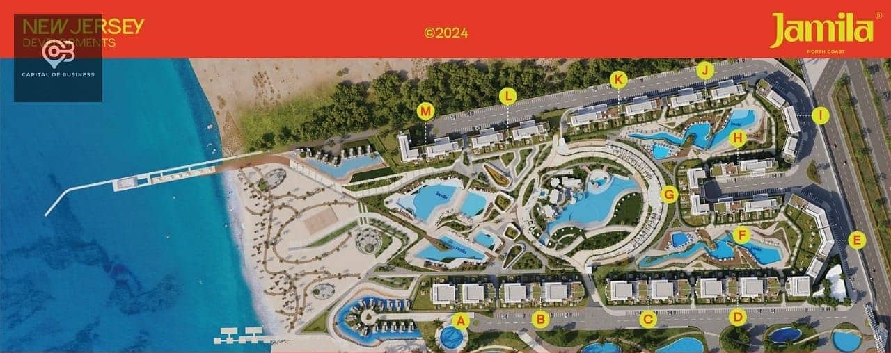 للبيع  شالية بفيو على البحر 150م متشطب بسعر ولوكيشن خيالي فـ Jamila North Coast الساحل الشمالي بجوار Silver Sands بتقسيط 8 سنوات 11