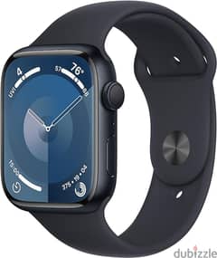 apple watch series 9 45mm midnight battery 100%