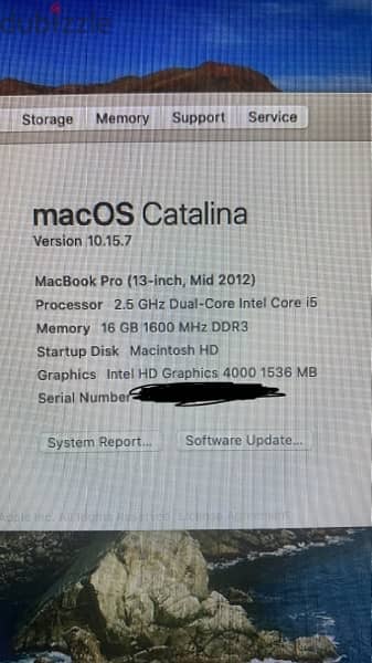 MacBook Pro Mid2012 13 inch 7