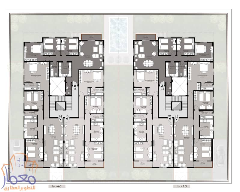 شقة للبيع 149 متر بجاردن 60 متر استلام فوري  في الحي الاول بيت الوطن التجمع الخامس beit al watan new cairo 5