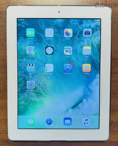 White Apple iPad 16GB Wi-Fi + Cellular 4G LTE Retina Display MD519LL/A