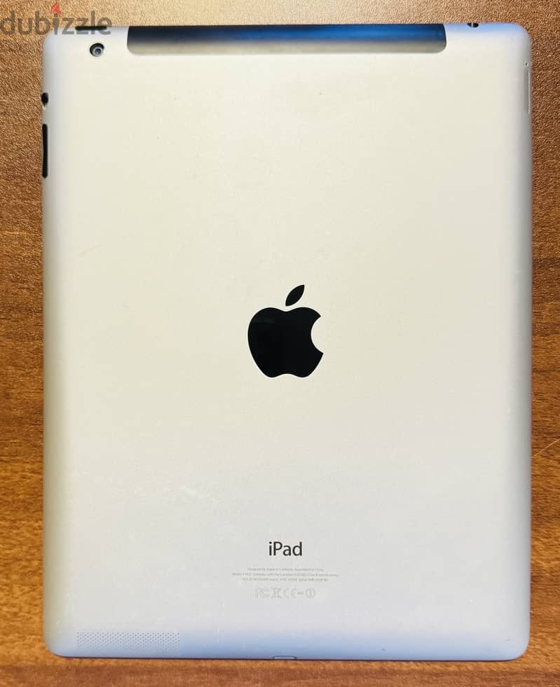 White Apple iPad 16GB Wi-Fi + Cellular 4G LTE Retina Display MD519LL/A 1