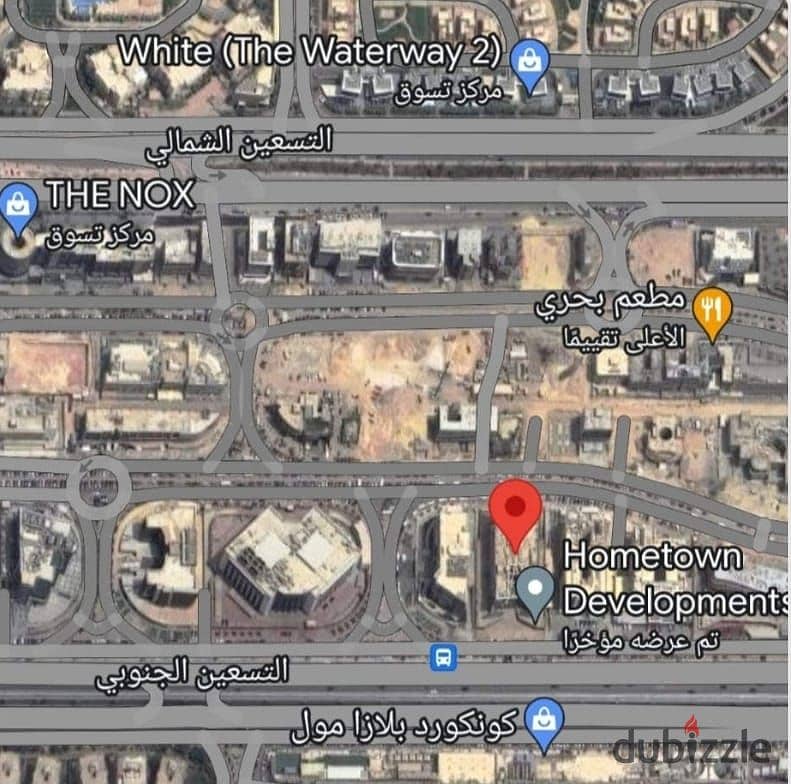 Administrative office directly on the southern 90th Next to Bank Misr and in front of Concorde, the best location, literally in the middle of the larg 4