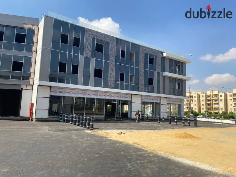 Office For sale 56 meters veiw club house compound dunes in piazza 59 mall elsheik zayed 3