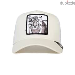 gorrin bros white tiger hat