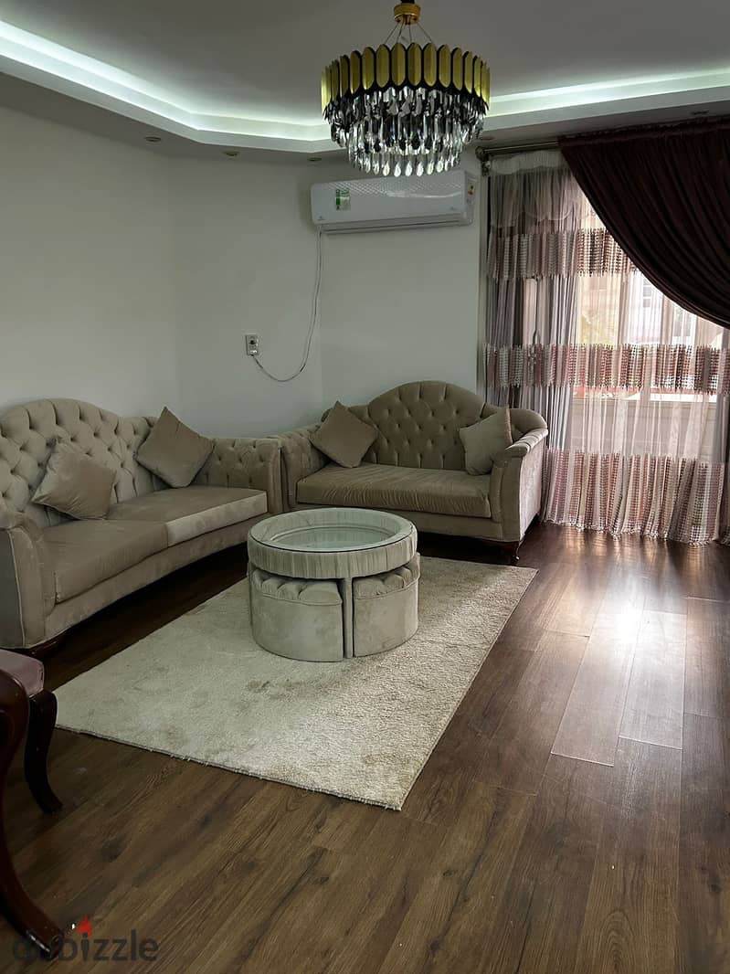 Furnished Ground Floor Apartment With Garden For Rent 90 Meters In Al Rehab City Fourth Phase 4