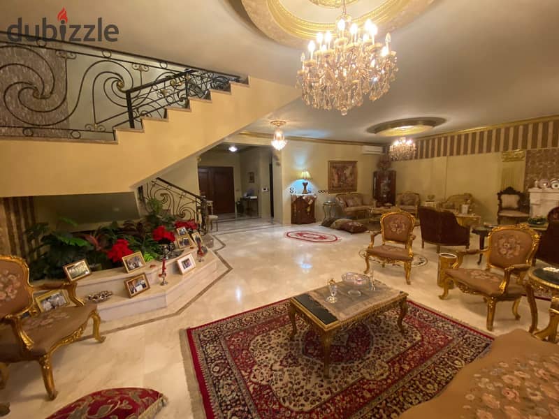 Villa for sale bua 450m New Cairo  ( Les rois Compound   ) 6