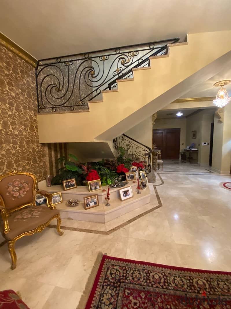 Villa for sale bua 450m New Cairo  ( Les rois Compound   ) 8