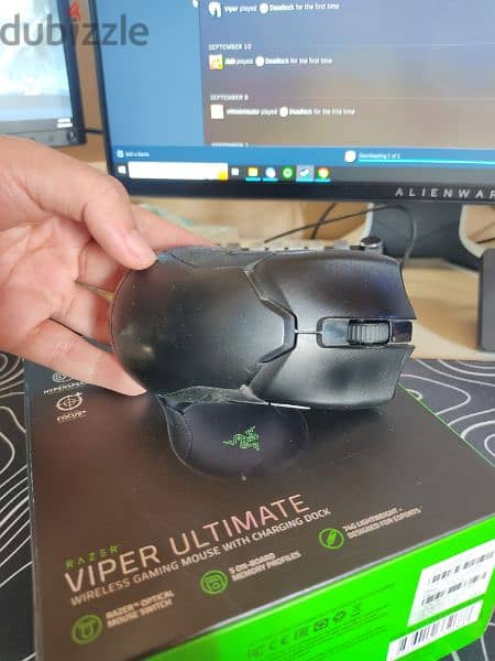 mouse Razer viper ultimate wireless 1