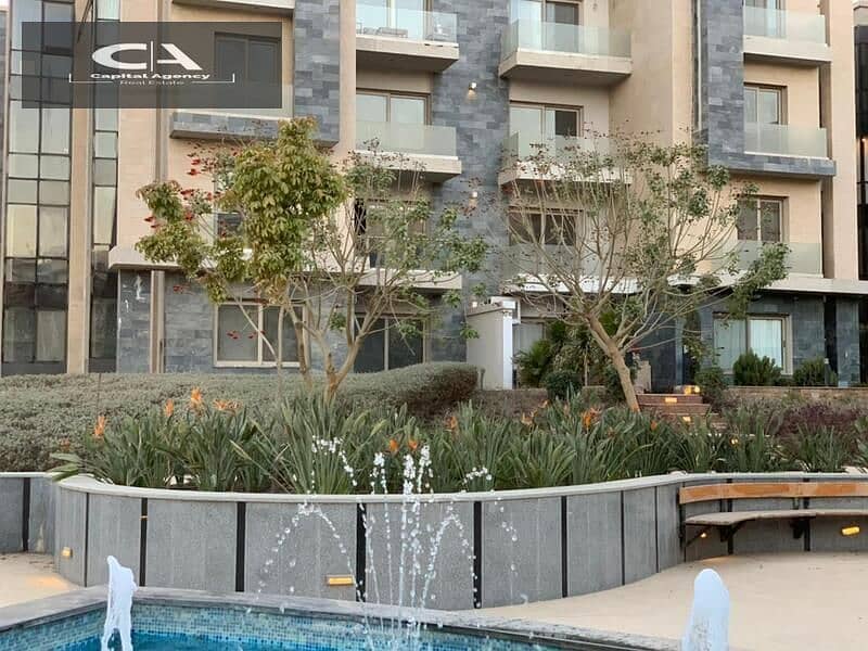 With a 37% cash discount, an apartment with a garden for sale, immediate delivery, in the heart of Golden Square in the Galleria Compound | 10% DP 8