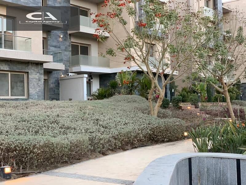 With a 37% cash discount, an apartment with a garden for sale, immediate delivery, in the heart of Golden Square in the Galleria Compound | 10% DP 11