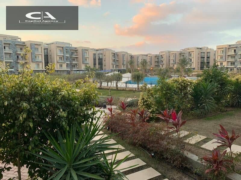 With a 37% cash discount, an apartment with a garden for sale, immediate delivery, in the heart of Golden Square in the Galleria Compound | 10% DP 12