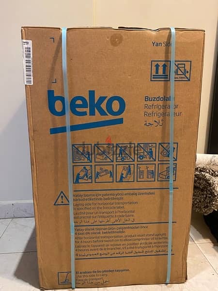 90 لتر - ثلاجه mini fridge Beko لون اسود - جديده 3