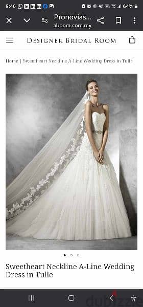 Pronovias Spain Dress worn once 8