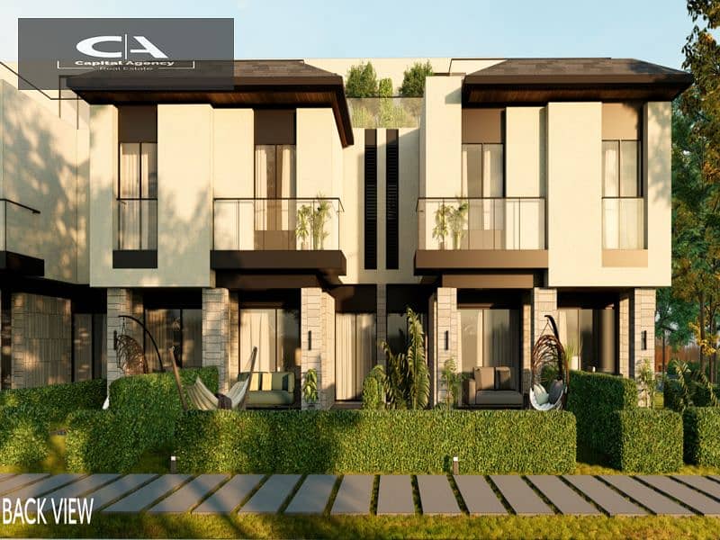 Apartment for sale in Telal East, the latest phase in the heart of the Fifth Settlement  5% down payment only Distinctive view directly on the lagoon 15