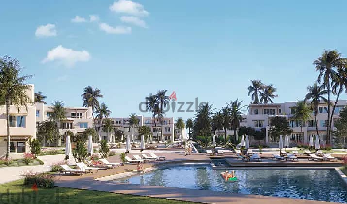 امتلك شاليه بحري  متشطب للبيع في هاسيندا ويست الساحل Hacienda West 0