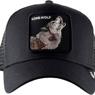 gorrin bros black wolf hat