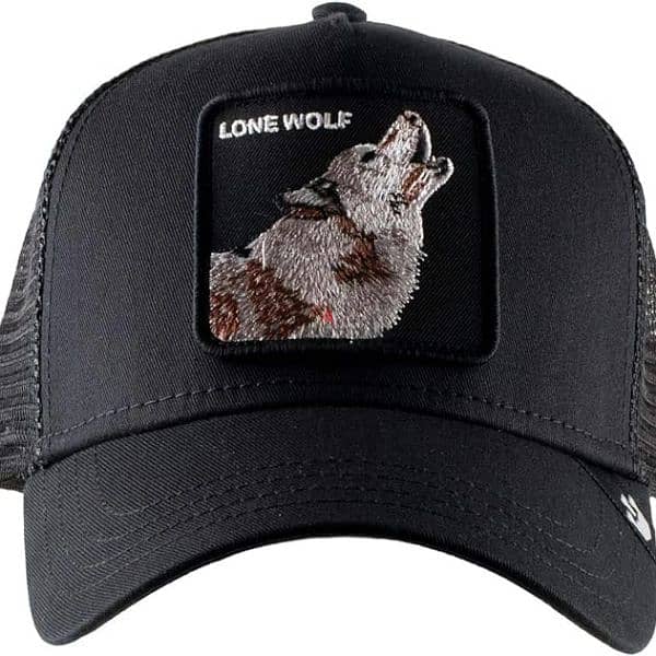 gorrin bros black wolf hat 0