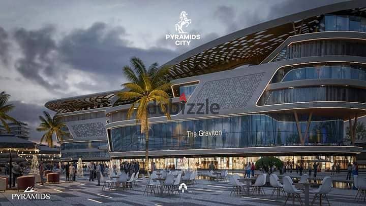 With the highest return in the administrative capital own a store for sale 20 meters in Pyramids City and guarantee your investment 1